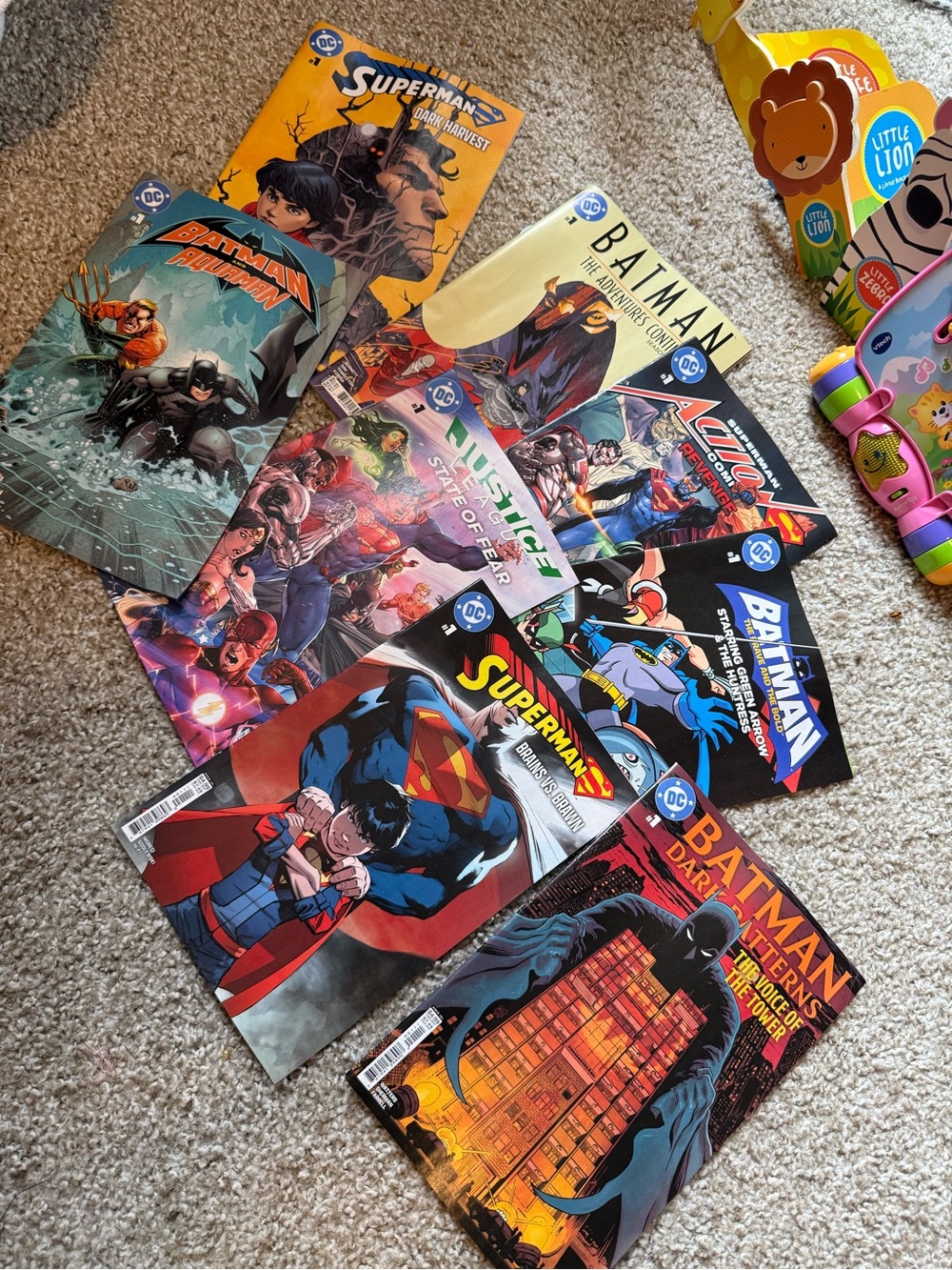 $5 each DC Comics Batman & Superman - let me know which I’ll adjust price